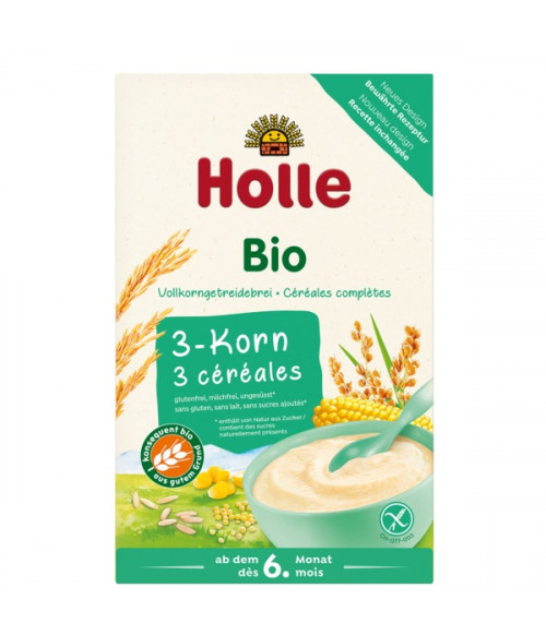 Organic 3-Grain Porridge (6 months +) Organic 3-Grain Porridge (6 months +)